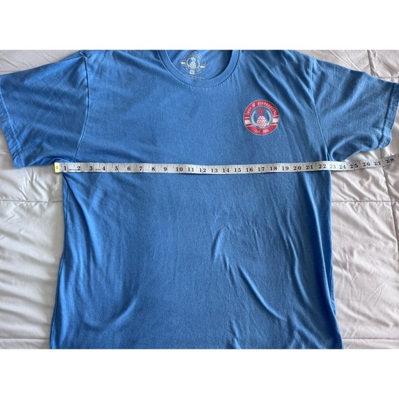 Love & Pineapple Short Sleeve T-shirt X-Large Blue Camper Travel Road Trip - Picture 5 of 9